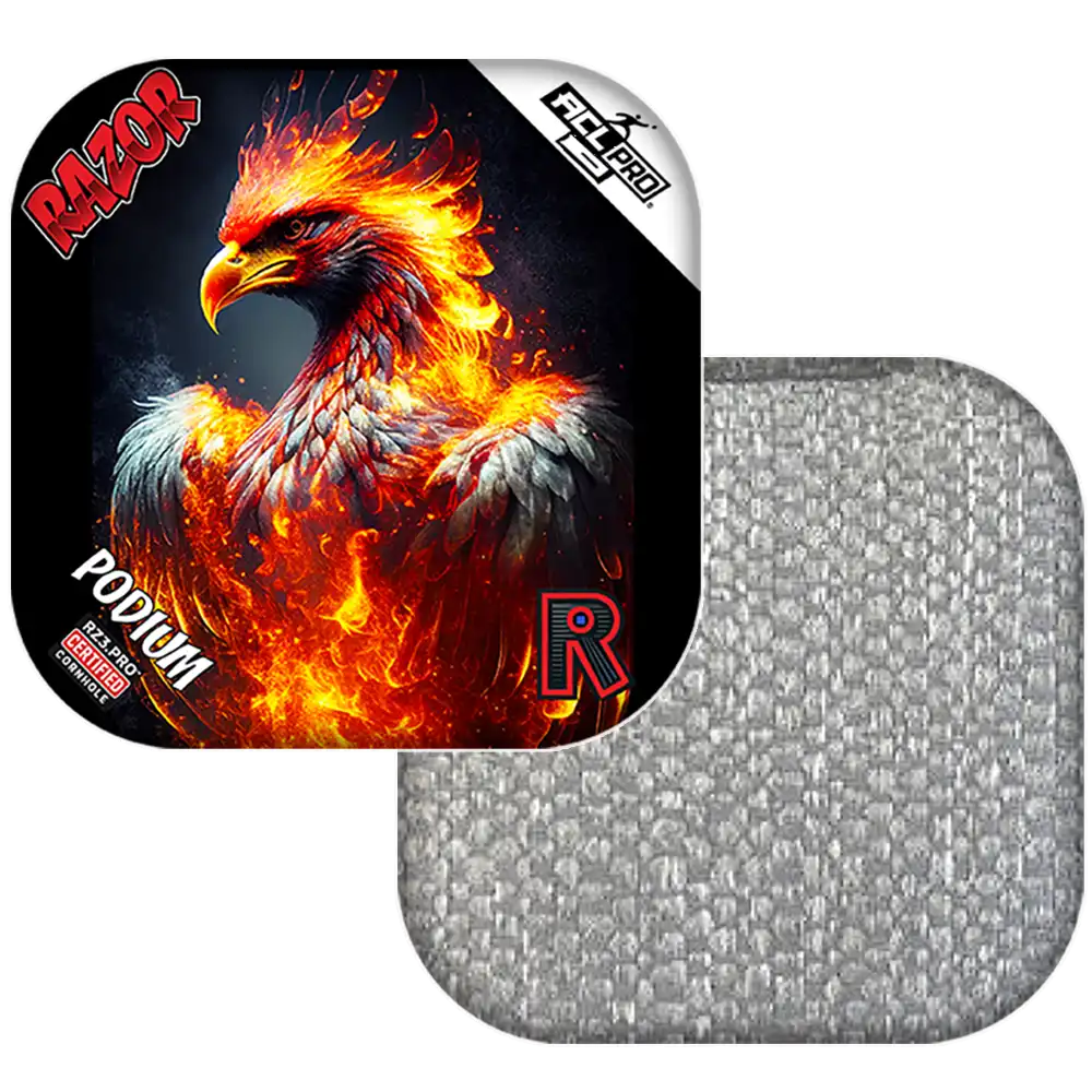 Podium | Fire Phoenix | ACL PRO Razor Cornhole Bags