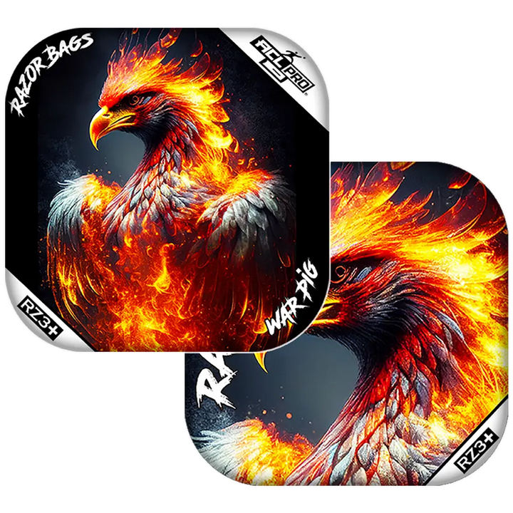 War Pig | Fire Phoenix | ACL PRO Razor Cornhole Bags