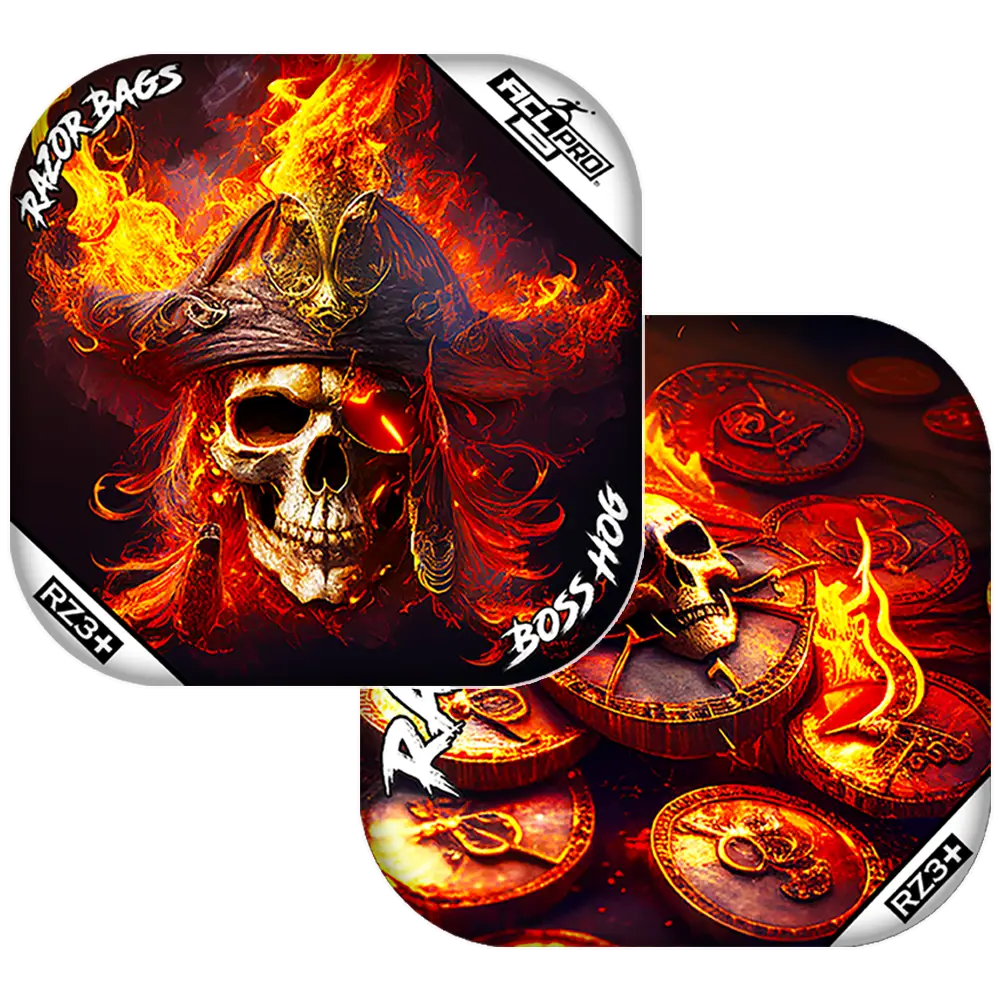 Boss Hog PRO | Fire Pirate | Razor Cornhole Bags