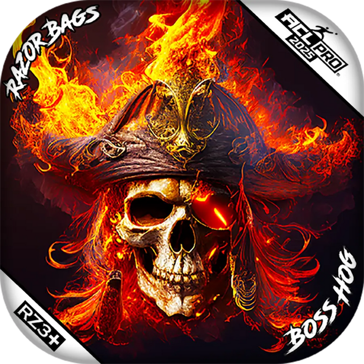 Boss Hog PRO | Fire Pirate | Razor Cornhole Bags