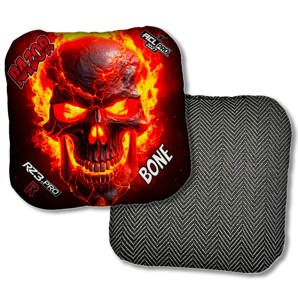 Bone PRO Fire Skull Black Back Product View