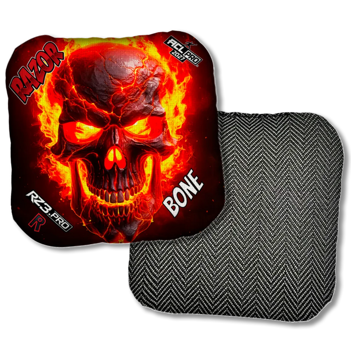 Bone PRO Fire Skull Black Back Product View