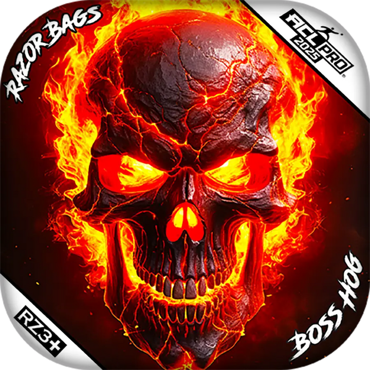 Boss Hog PRO | Fire Skull | Razor ACL Cornhole Bags