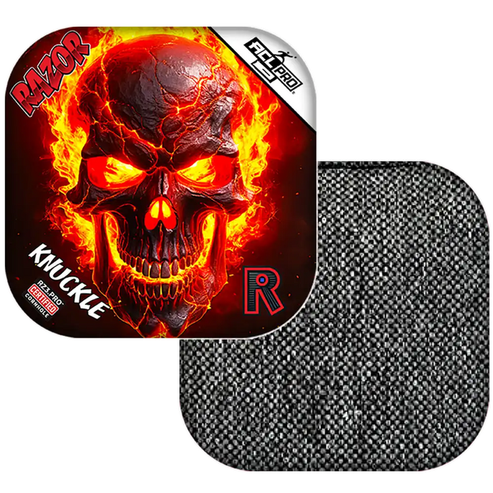 Knuckle | Fire Skull | ACL PRO Razor Cornhole Bags