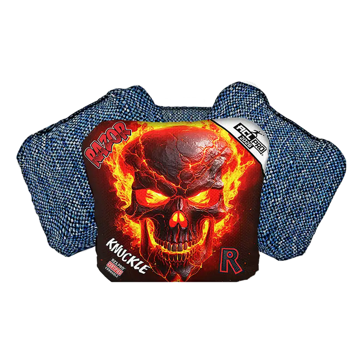 Knuckle | Fire Skull | ACL PRO Razor Cornhole Bags