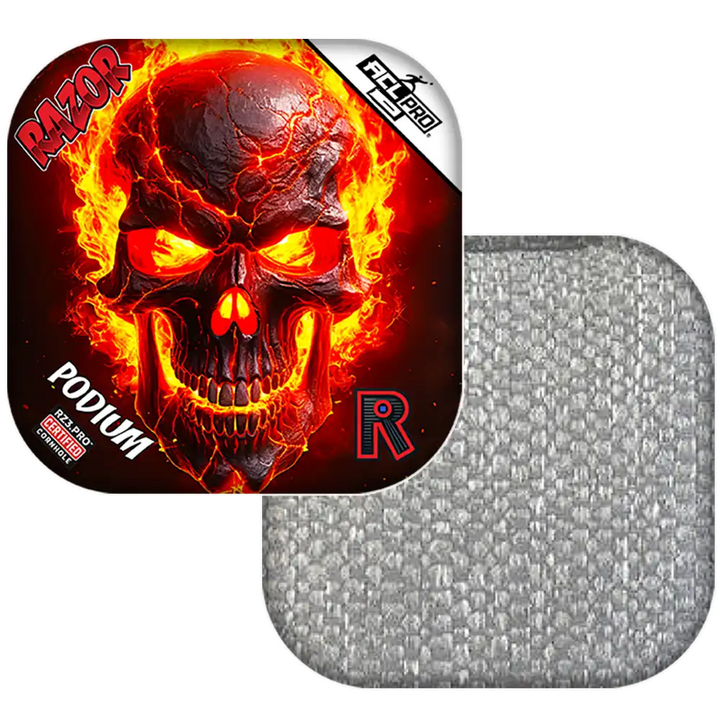 Podium | Fire Skull | ACL PRO Razor Cornhole Bags