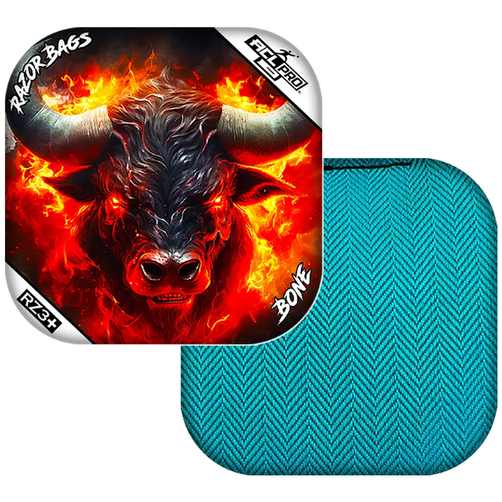 Bone | Fire Buffalo | ACL PRO Razor Cornhole Bags