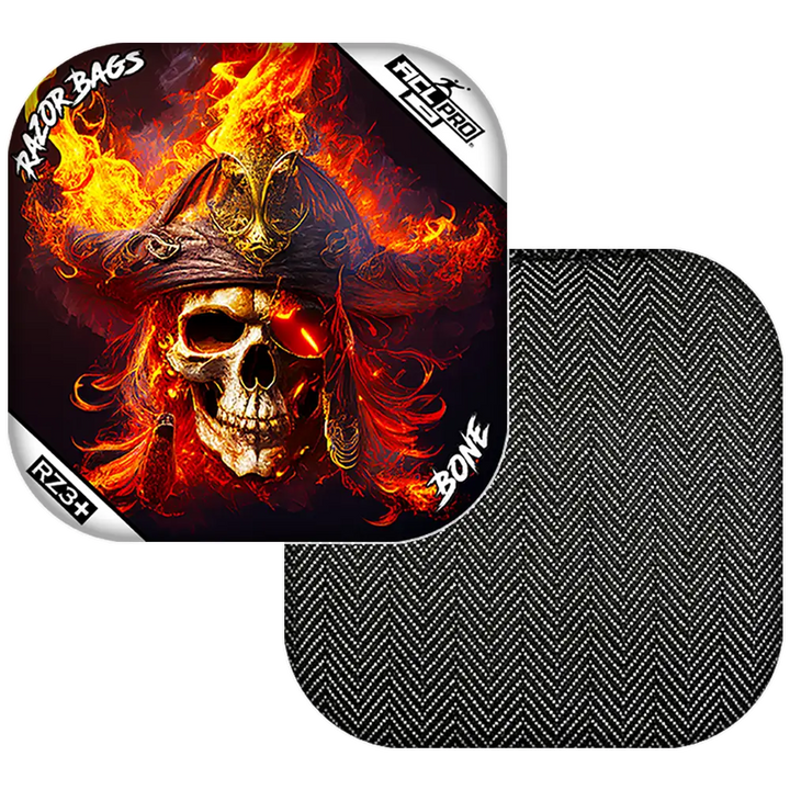 Bone | Fire Pirate | ACL PRO Razor Cornhole Bags