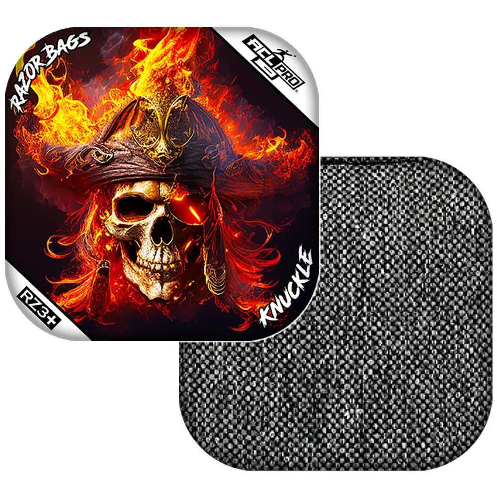 Knuckle | Fire Pirate | ACL PRO Razor Cornhole Bags