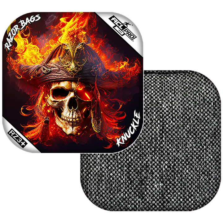 Knuckle | Fire Pirate | ACL PRO Razor Cornhole Bags