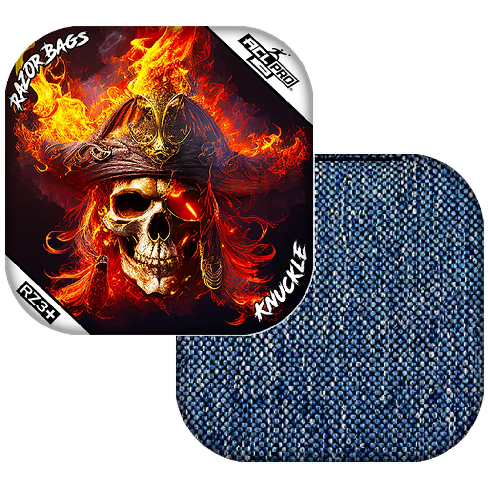 Knuckle | Fire Pirate | ACL PRO Razor Cornhole Bags