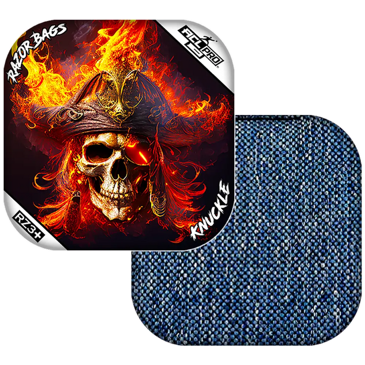 Knuckle | Fire Pirate | ACL PRO Razor Cornhole Bags