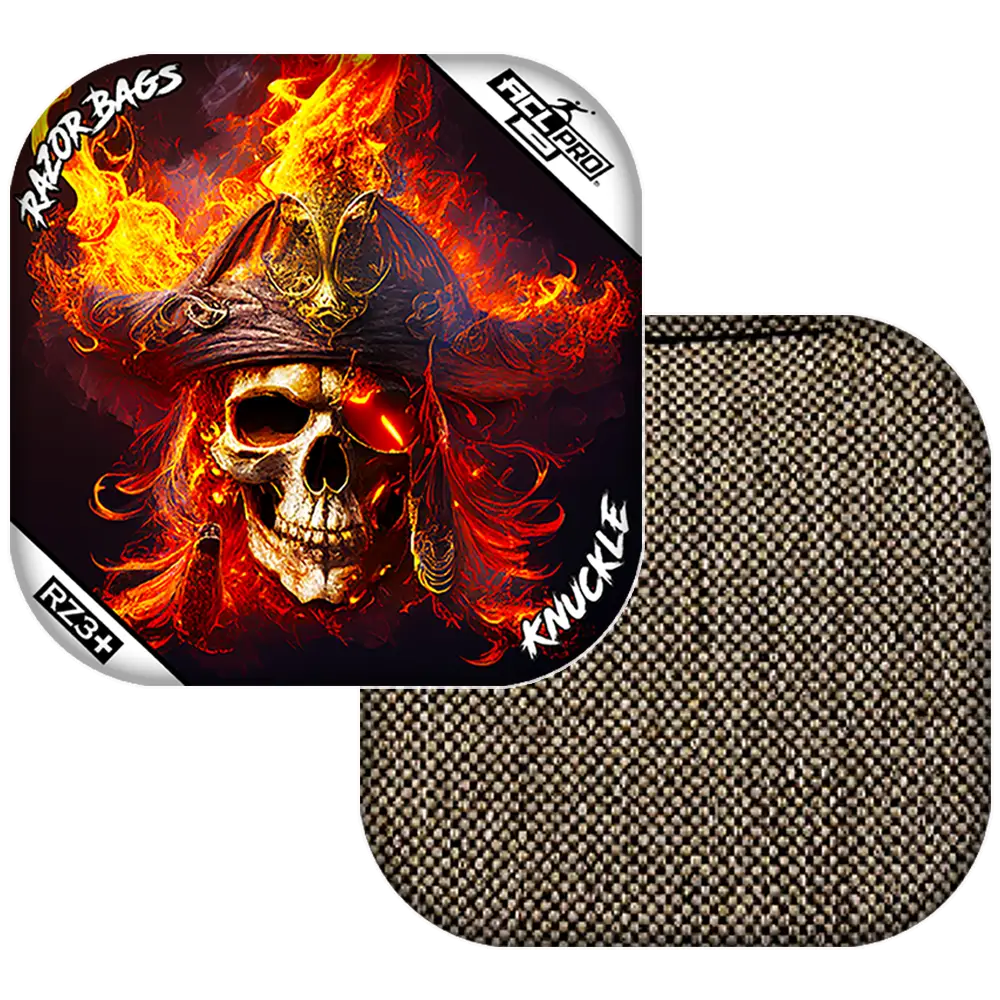 Knuckle | Fire Pirate | ACL PRO Razor Cornhole Bags