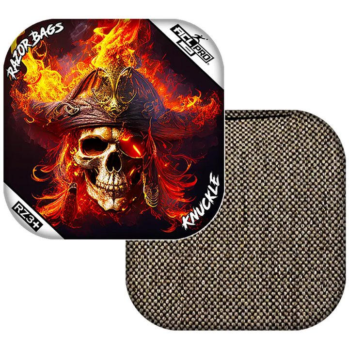 Knuckle | Fire Pirate | ACL PRO Razor Cornhole Bags