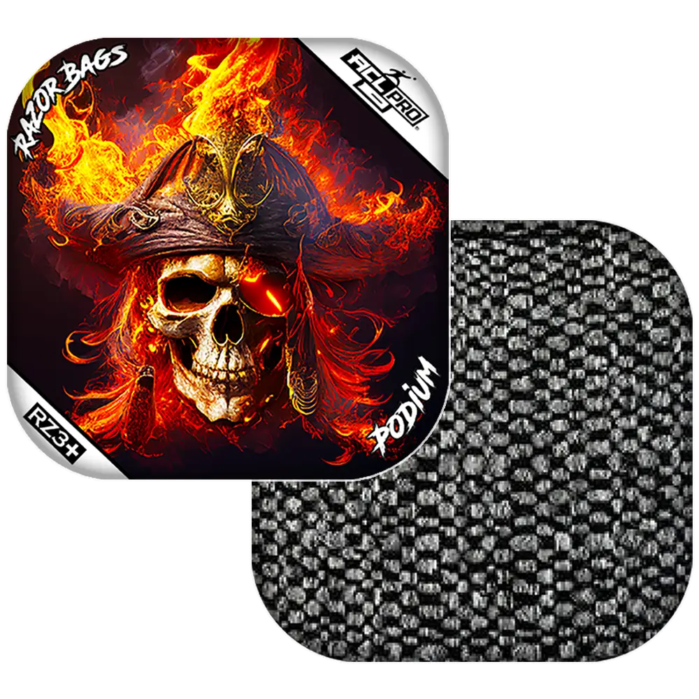 Podium | Fire Pirate | ACL PRO Razor Cornhole Bags