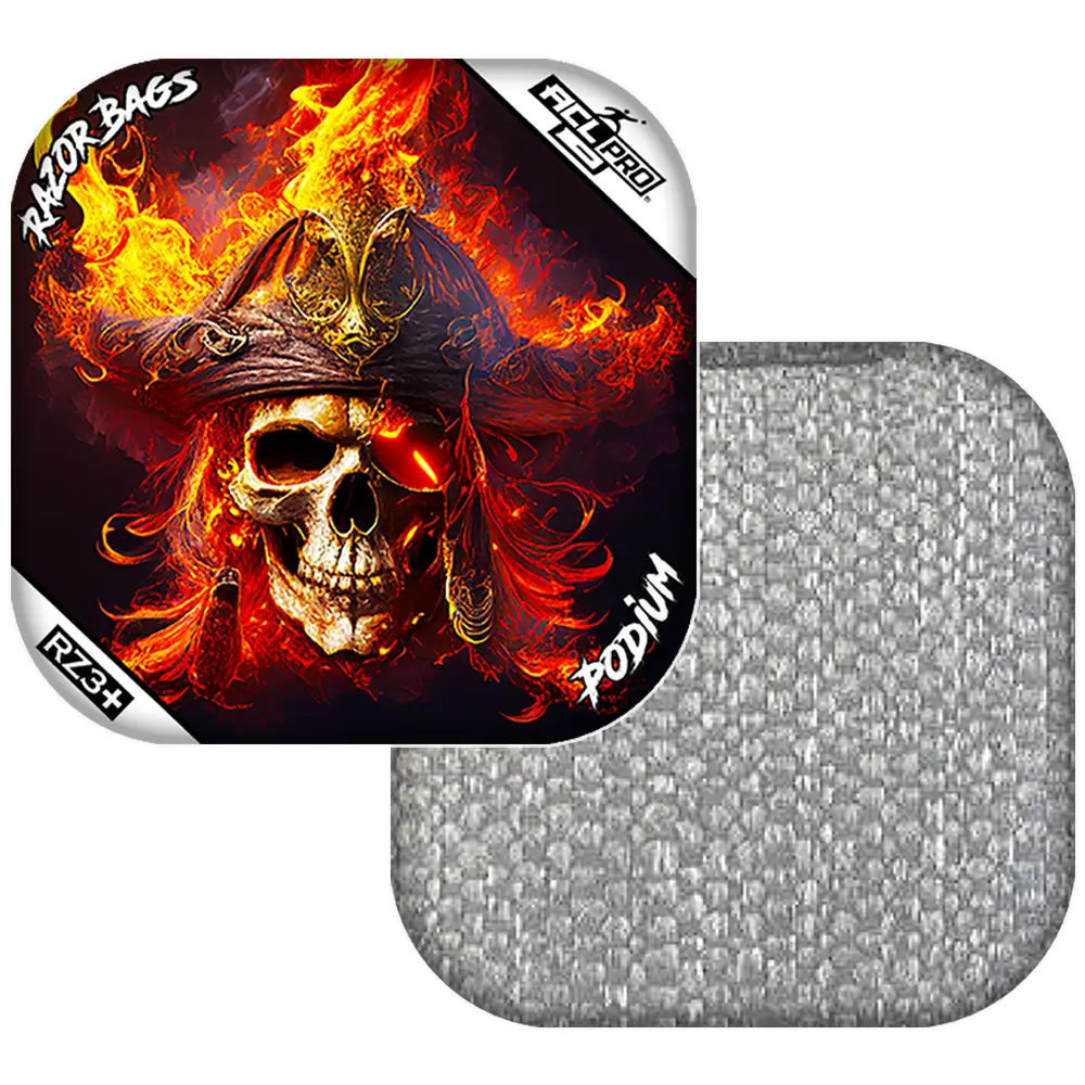 Podium | Fire Pirate | ACL PRO Razor Cornhole Bags