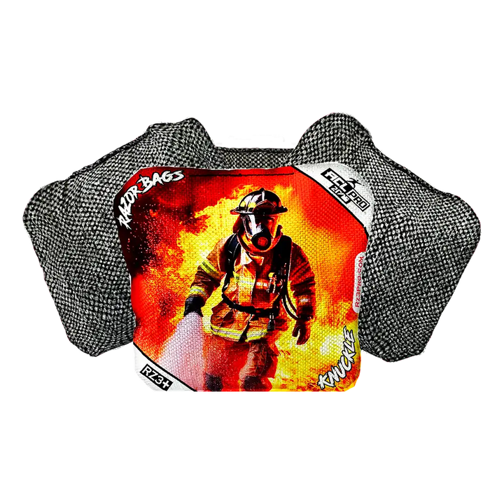 Knuckle | Hero Fireman | ACL PRO Razor Cornhole Bags