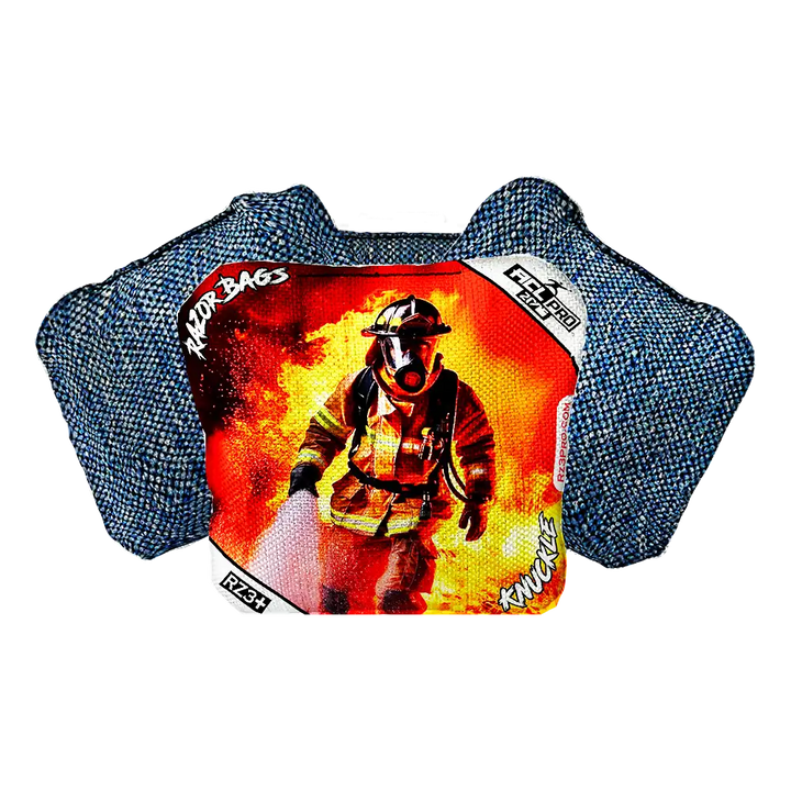 Knuckle | Hero Fireman | ACL PRO Razor Cornhole Bags