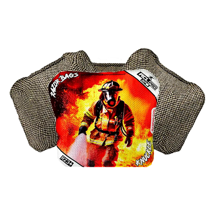 Knuckle | Hero Fireman | ACL PRO Razor Cornhole Bags