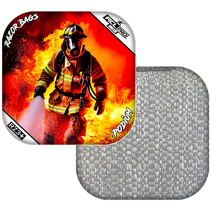 Podium | Hero Fireman | ACL PRO Razor Cornhole Bags