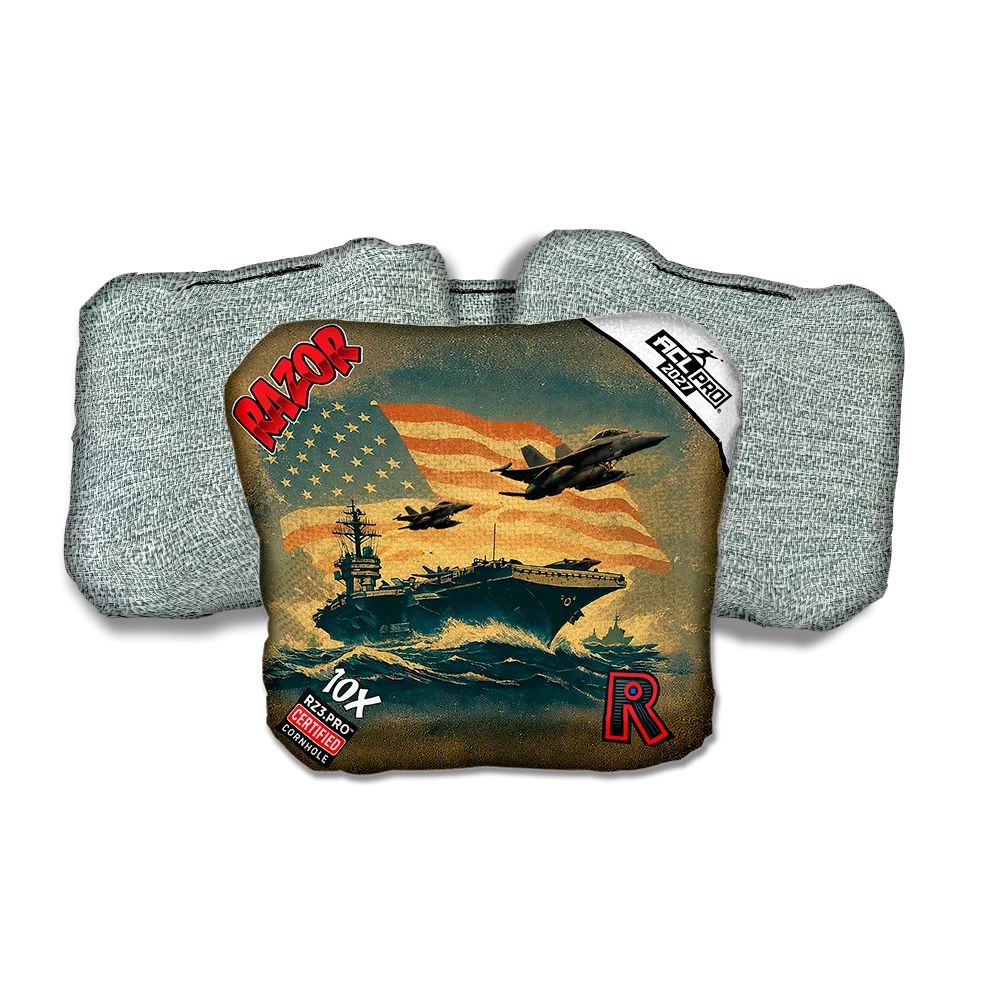 10 X PRO Flagship Light Back Cornhole Bags