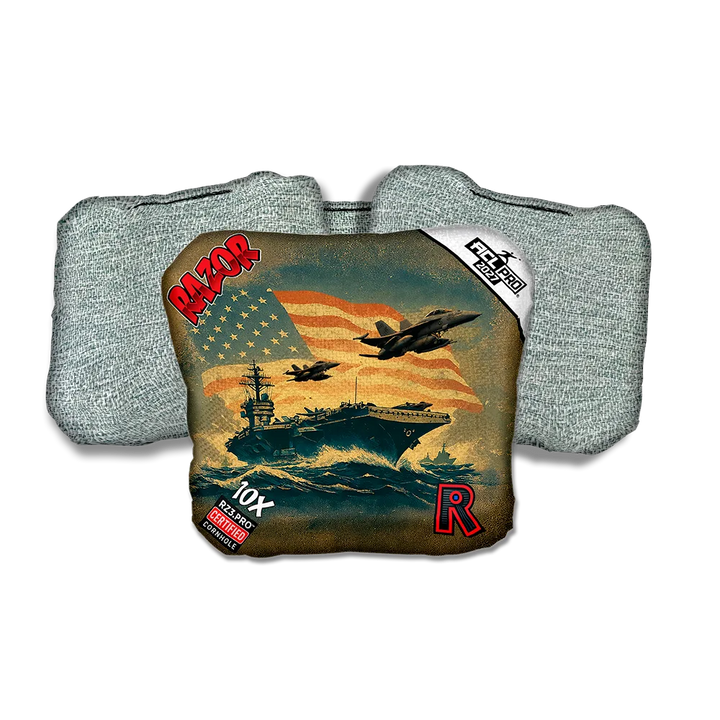 10 X PRO Flagship Light Back Cornhole Bags