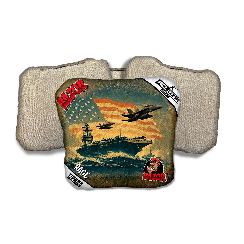 Rage COMP Flagship Tan Back Cornhole Bags