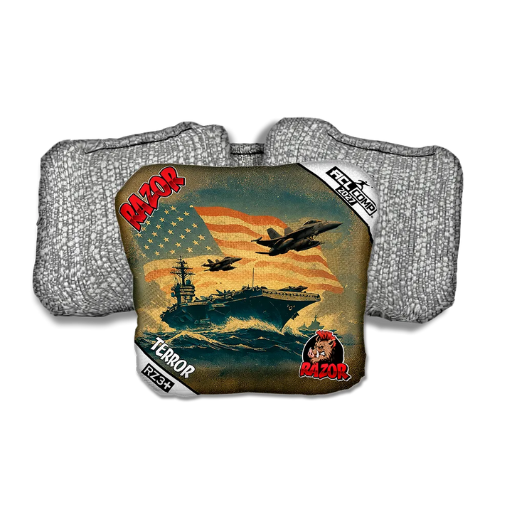 Terror COMP Flagship Silver Back Cornhole Bags