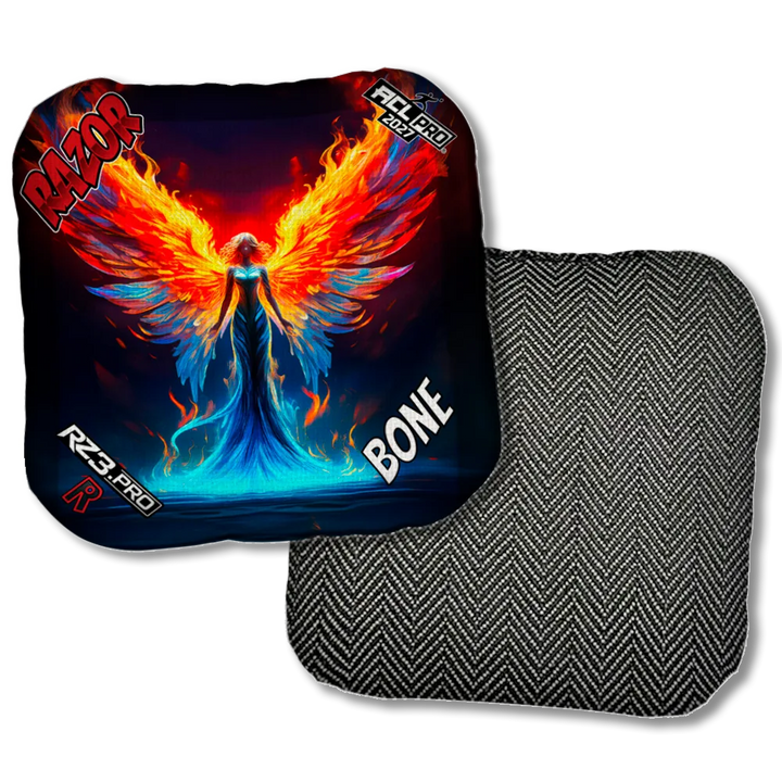 Bone PRO Flame Angel Black Back Product View