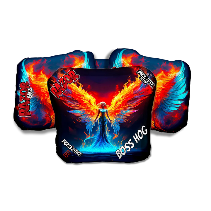Boss Hog PRO Flame Angel Cornhole Bags