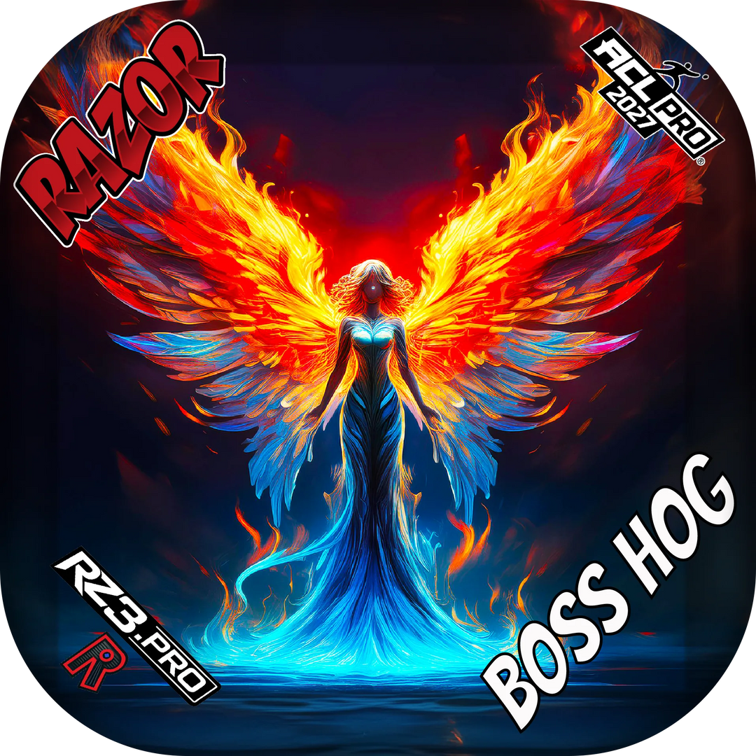 Boss Hog PRO Flame Angel Cornhole Bags