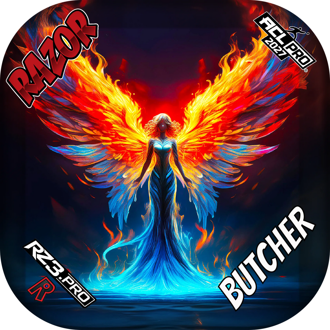Butcher PRO Flame Angel Cornhole Bags