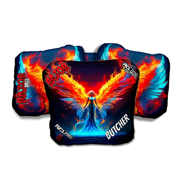 Butcher PRO Flame Angel Cornhole Bags