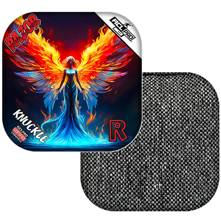 Knuckle | Flame Angel | ACL PRO Razor Cornhole Bags