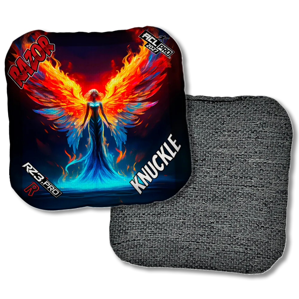 Knuckle PRO Flame Angel Black Back Product View