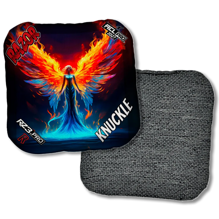 Knuckle PRO Flame Angel Black Back Product View
