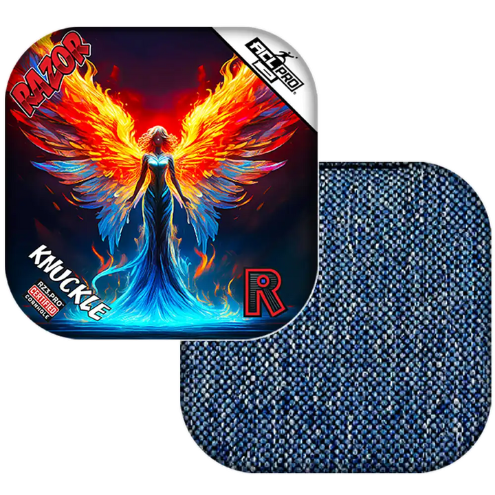 Knuckle | Flame Angel | ACL PRO Razor Cornhole Bags