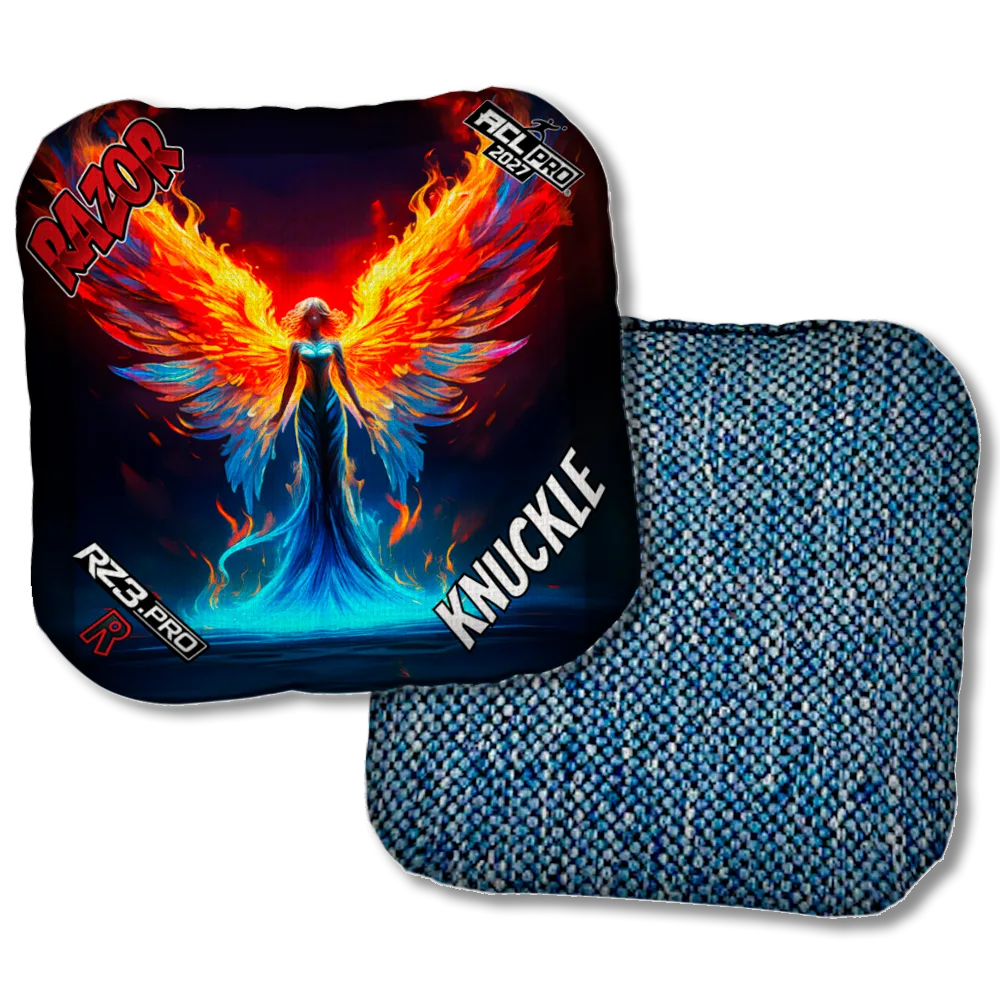 Knuckle PRO Flame Angel Blue Back Product View