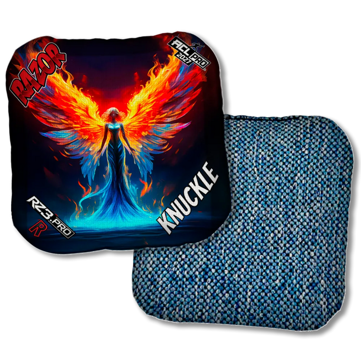 Knuckle PRO Flame Angel Blue Back Product View