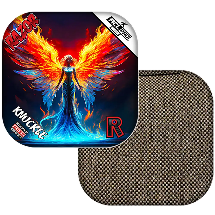 Knuckle | Flame Angel | ACL PRO Razor Cornhole Bags
