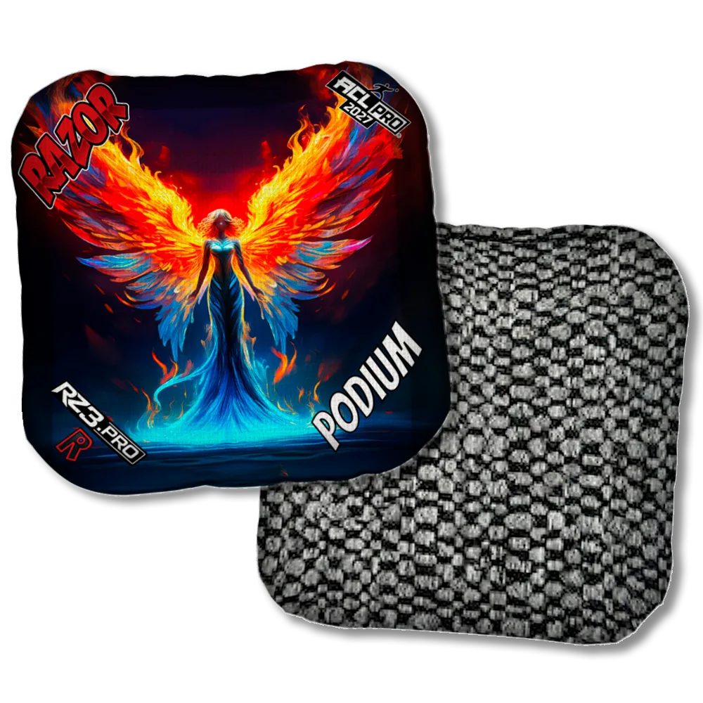 Podium PRO Flame Angel Black Back Product View