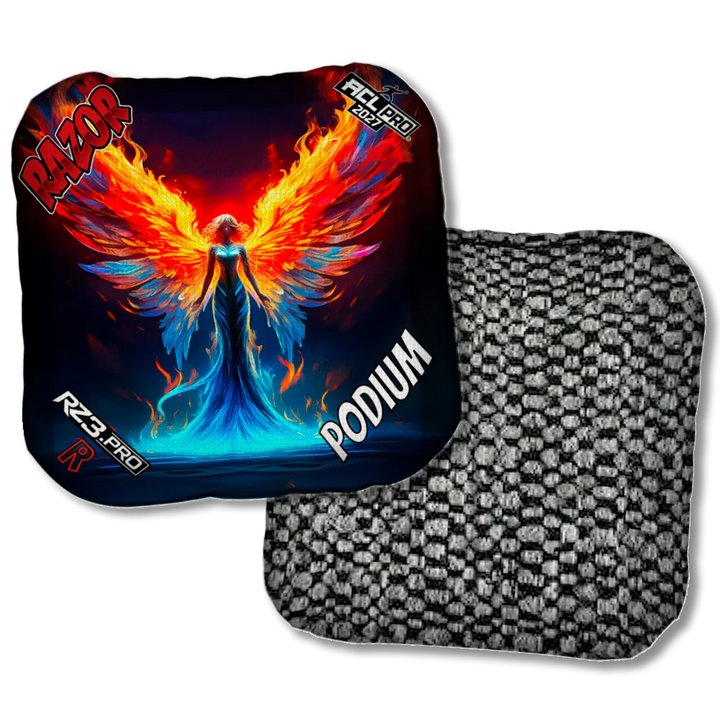 Podium PRO Flame Angel Black Back Product View