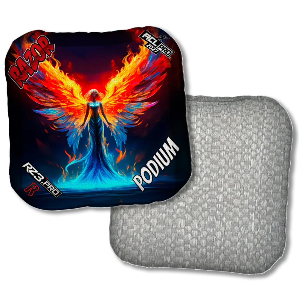 Podium PRO Flame Angel Silver Back Product View