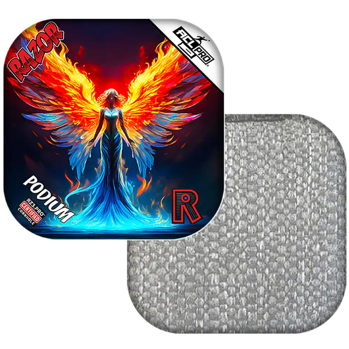 Podium | Flame Angel | ACL PRO Razor Cornhole Bags