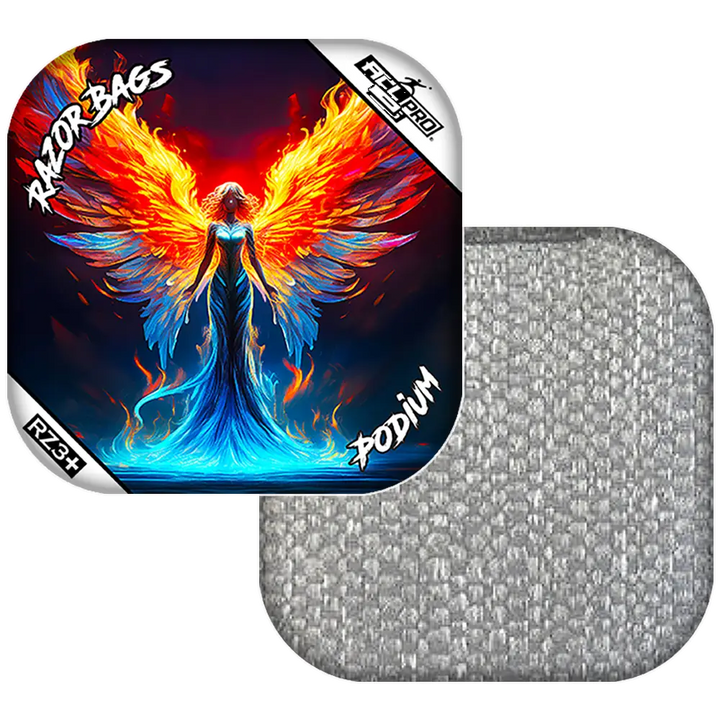 Podium | Flame Angel | ACL PRO Razor Cornhole Bags