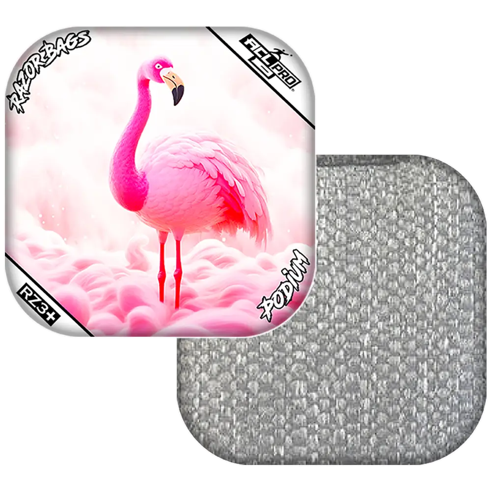 Podium | Flamingo | ACL PRO Razor Cornhole Bags