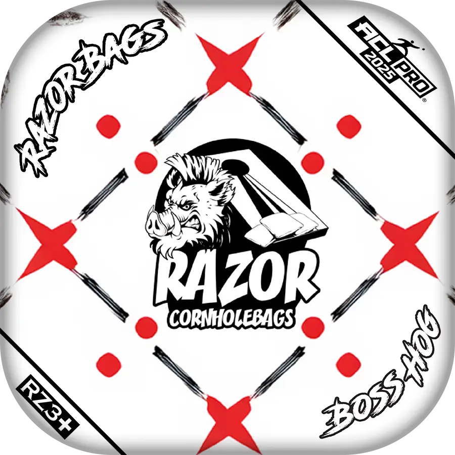 Boss Hog | Four Corners | ACL PRO Cornhole Bags by Razor Bags (Razor Cornhole)