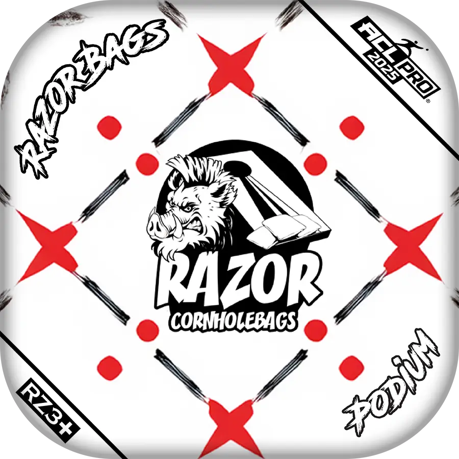 Podium | Four Corners | ACL PRO Cornhole Bags by Razor Bags (Razor Cornhole)