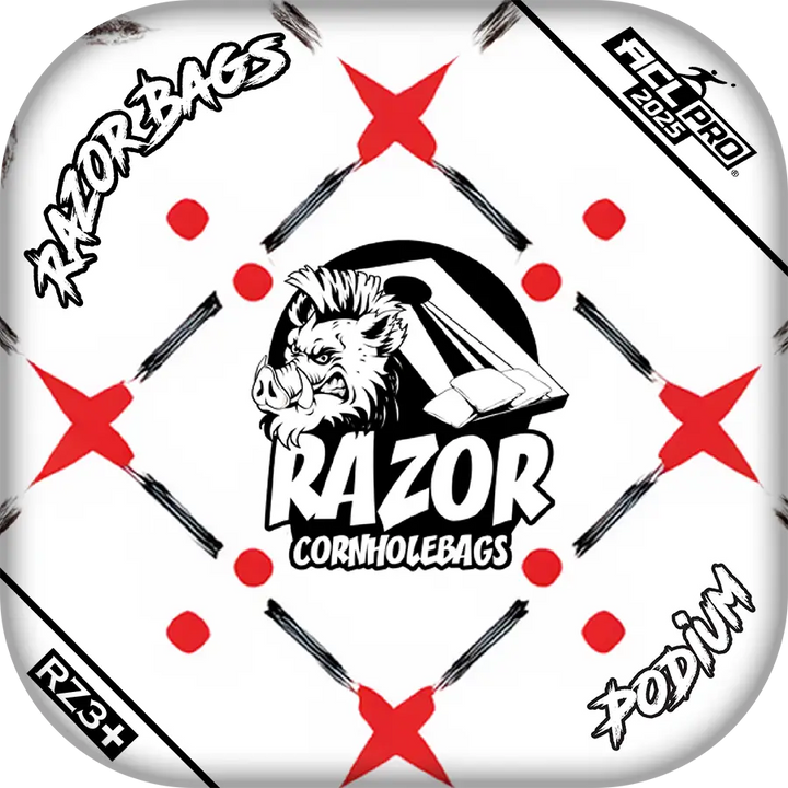 Podium | Four Corners | ACL PRO Cornhole Bags by Razor Bags (Razor Cornhole)