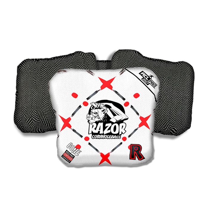 Bone PRO Four Corners Black Back Cornhole Bags